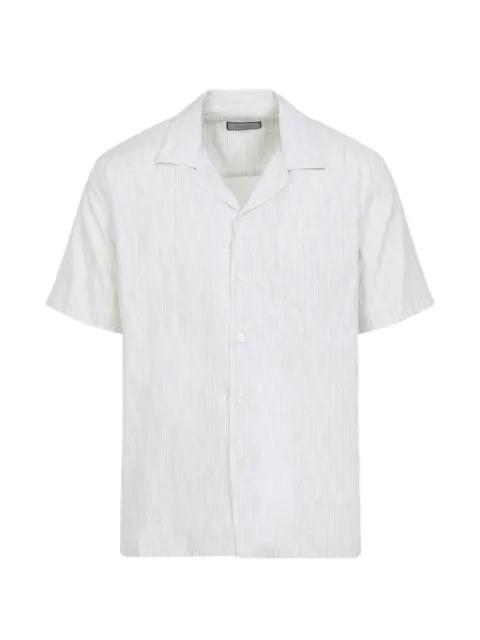 striped short sleeve shirt by CANALI