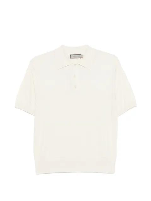 textured polo shirt by CANALI