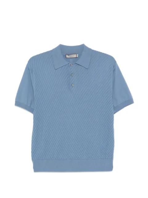 textured polo shirt by CANALI