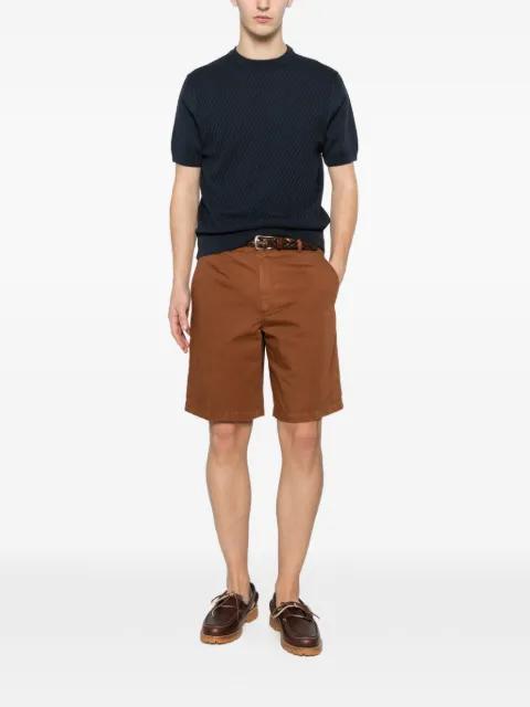 textured short-sleeve T-shirt by CANALI