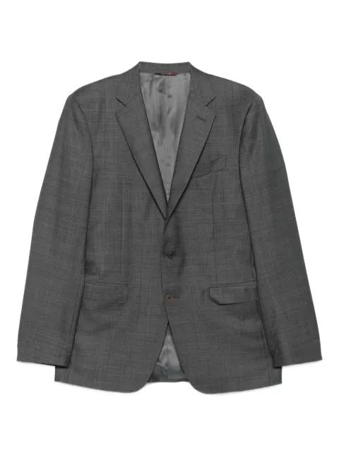three-button check suit by CANALI