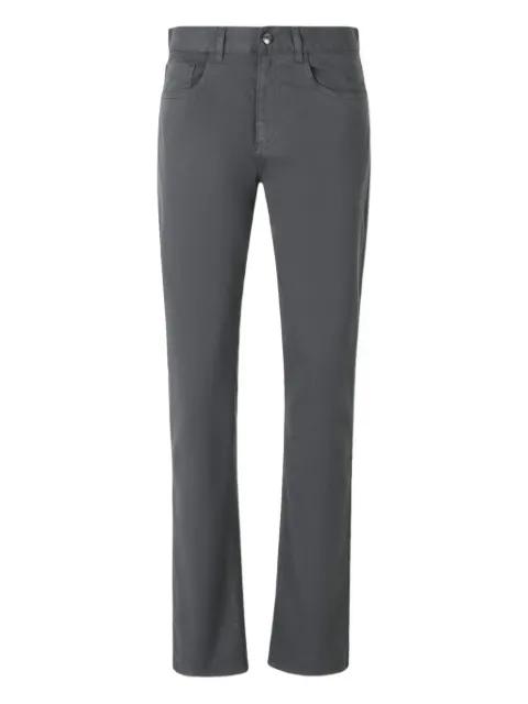 tonal-stitching jeans by CANALI