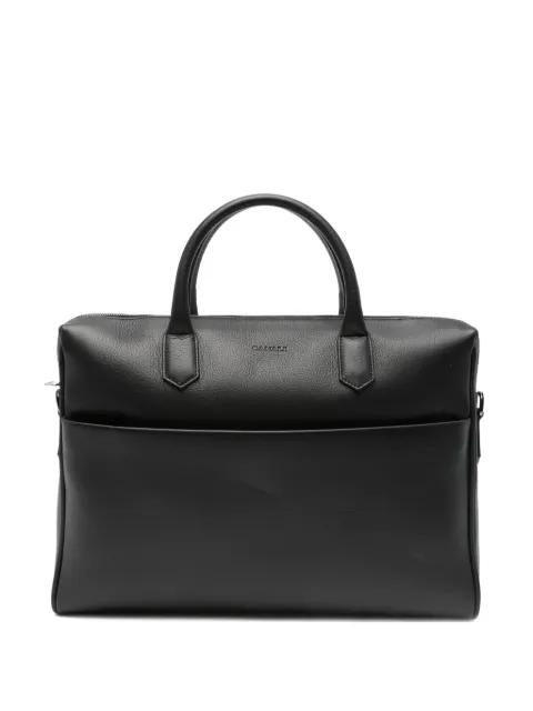 top-handle laptop bag by CANALI