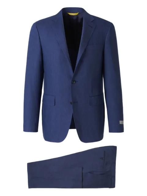 two-button flap-pocket suit by CANALI