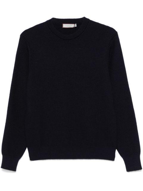 waffle-knit sweater by CANALI