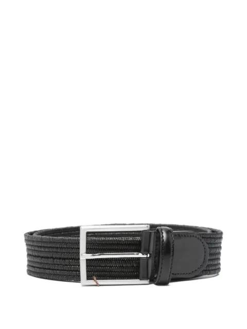 woven leather belt by CANALI