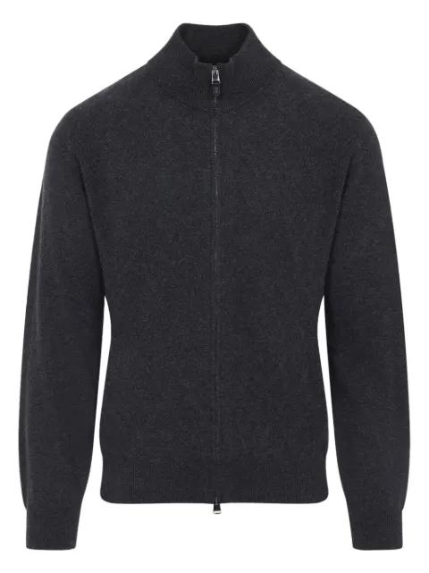 zip-fastening cardigan by CANALI