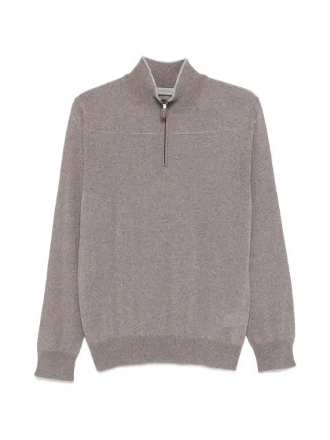zip high-neck knitwear by CANALI