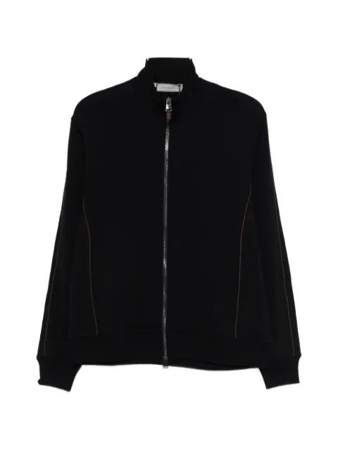 zip trim sweater by CANALI