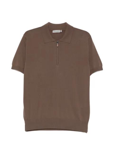 zip-up polo shirt by CANALI