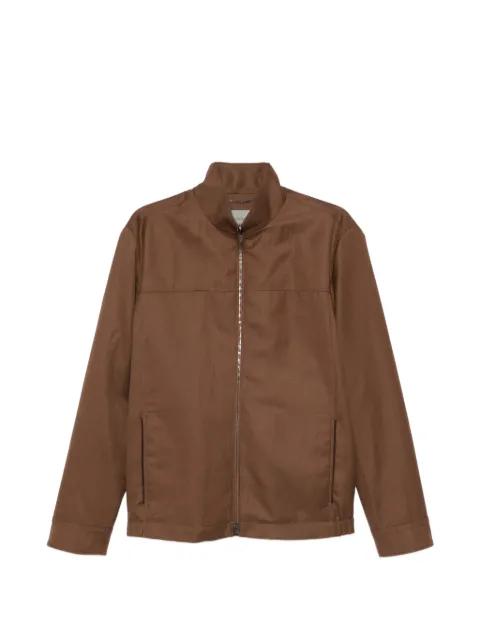 zip-up shirt jacket by CANALI