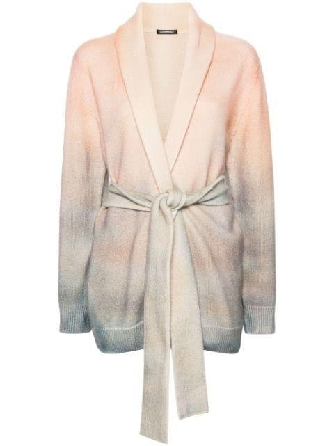 Magic Vibes ombré-effect cashmere cardigan by CANESSA