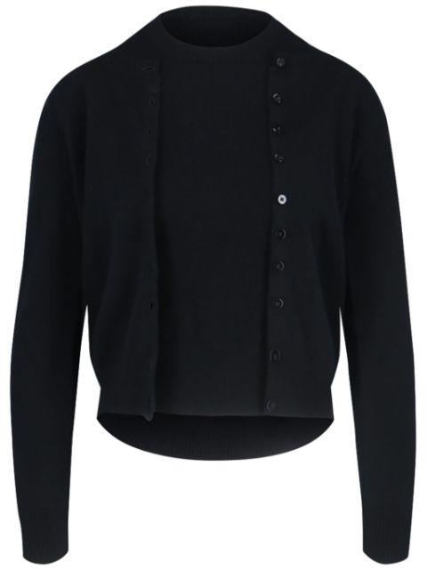cashmere cardigan and top set by CANESSA