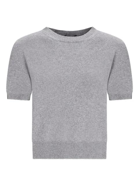 round neck short-sleeve top by CANESSA