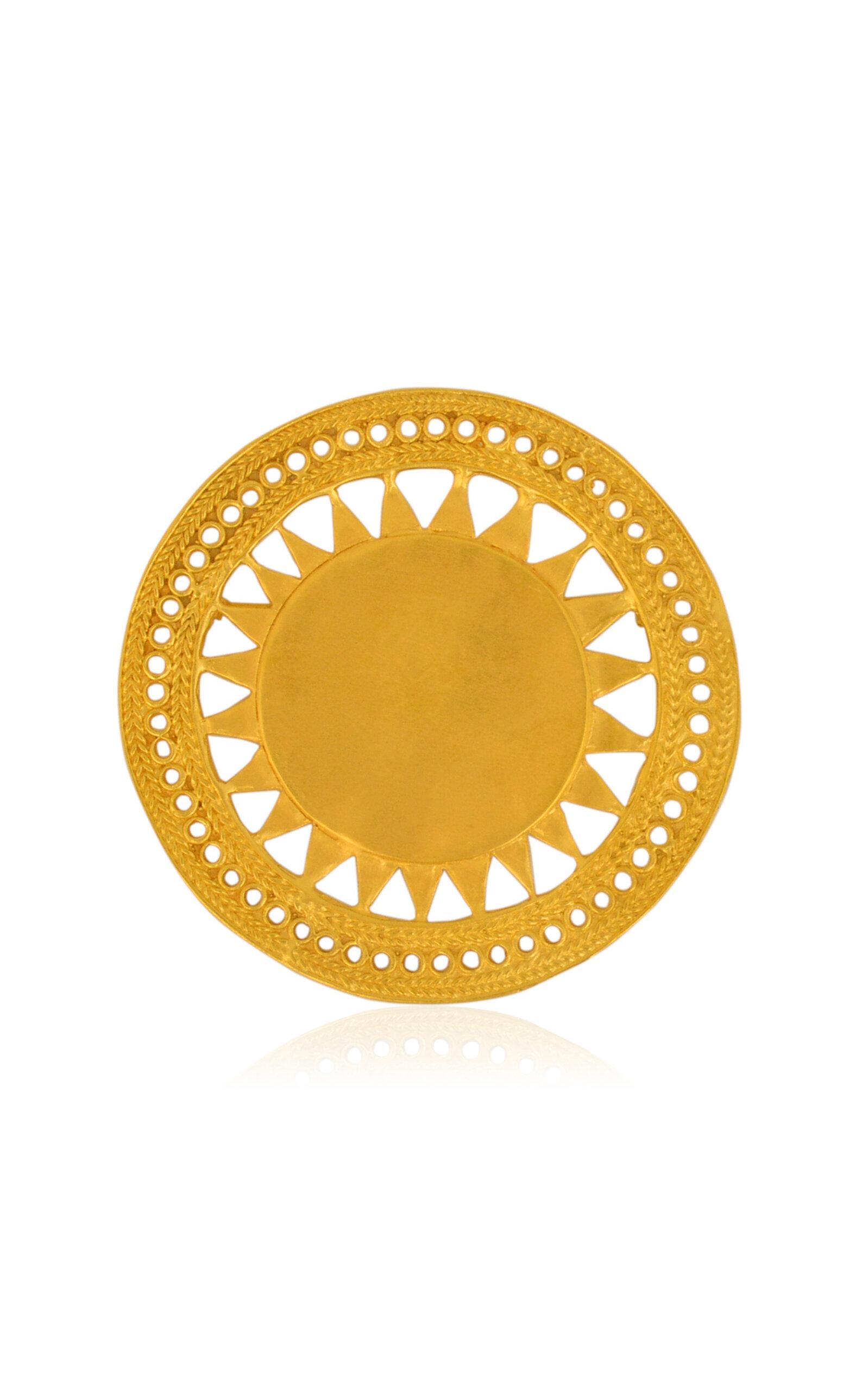 CANO Nawi 24K Gold-Plated Brooch - Moda Operandi by CANO