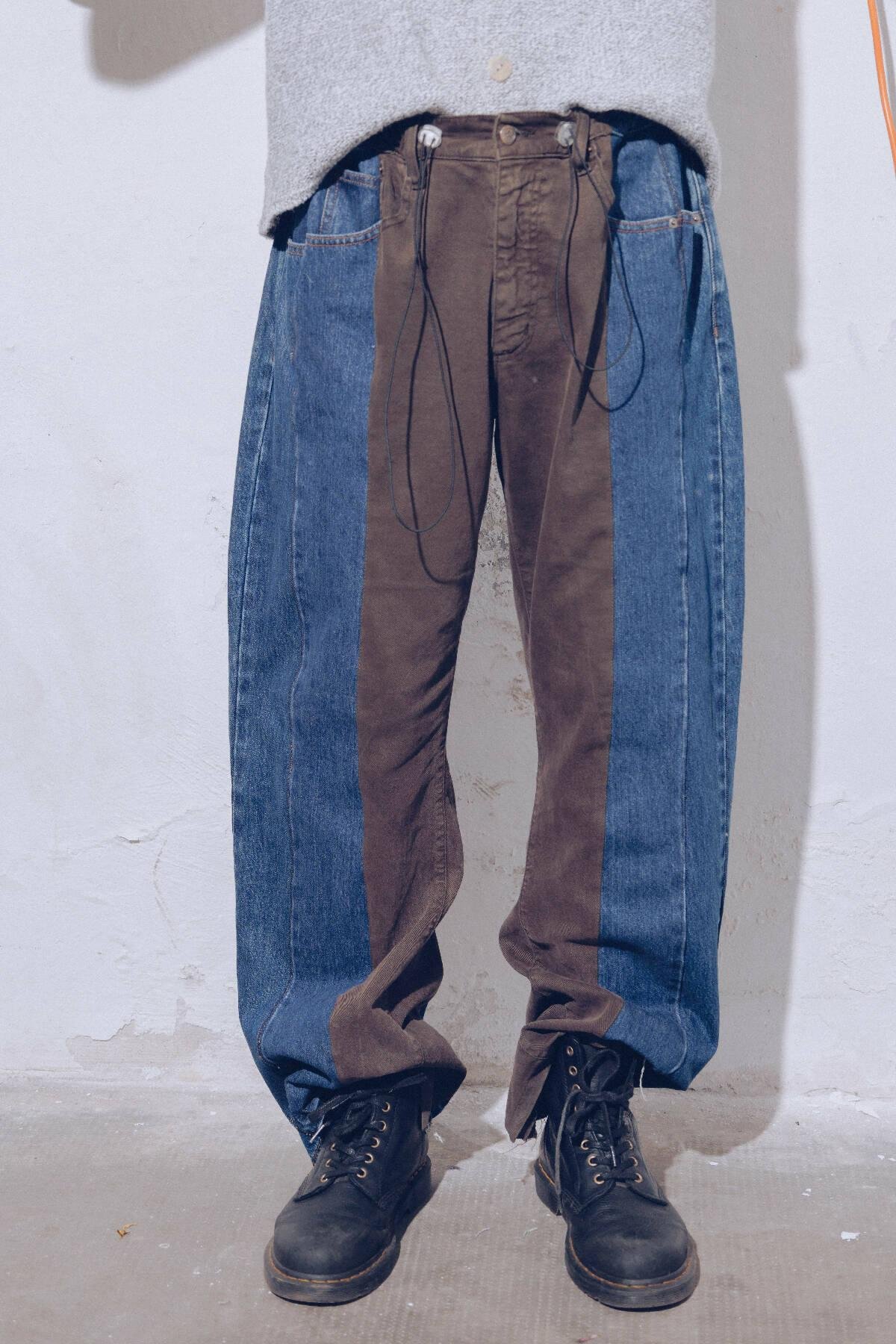 Wide Mix Pant by CANTO PRIMO