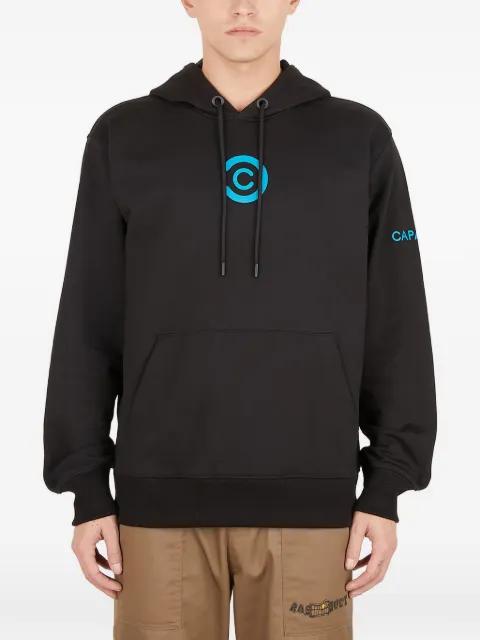 drawstring-fastening logo-detail hoodie by CAPASA MILANO