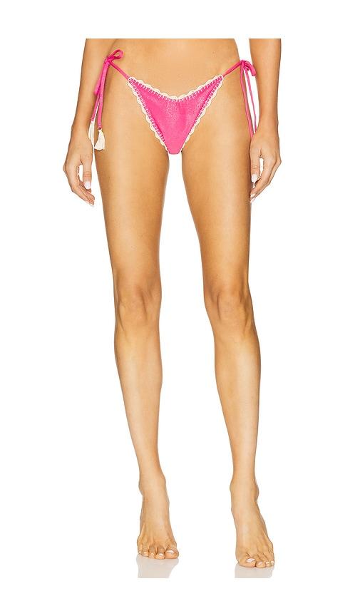 Capittana Lia Bikini Bottom in Pink by CAPITTANA