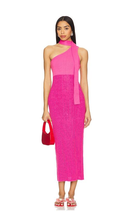 Capittana Natalie Dress in Fuchsia by CAPITTANA