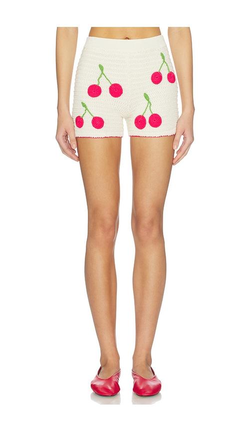 Capittana Sasha Cherry Short in Ivory by CAPITTANA