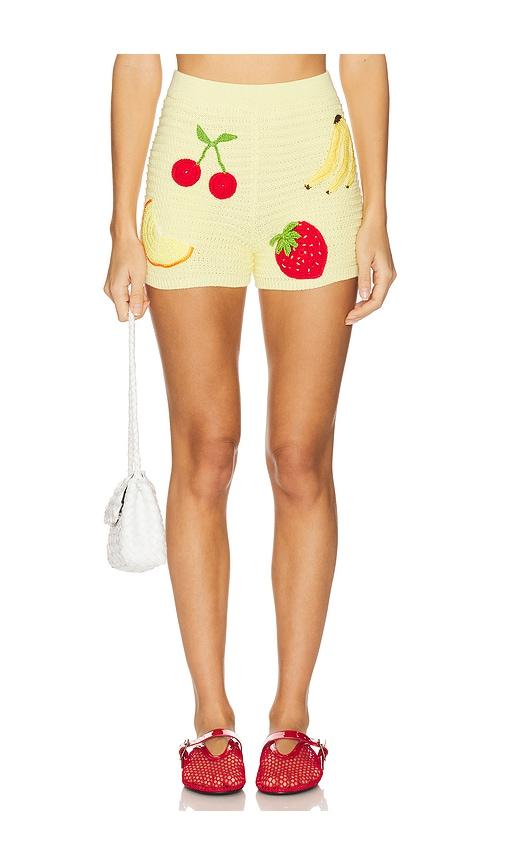 Capittana Sasha Short in Yellow by CAPITTANA