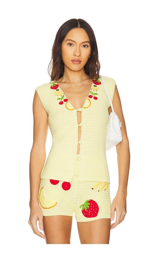 Capittana Sasha Top in Yellow by CAPITTANA