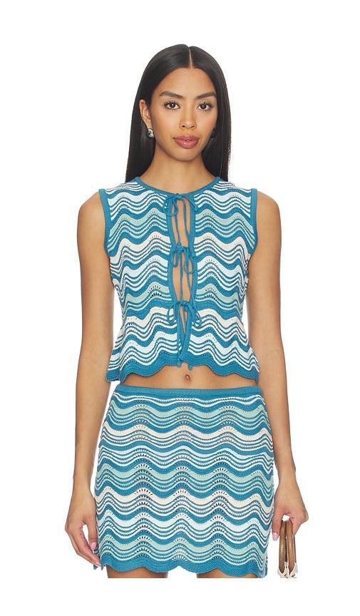 Capittana Sisa Top in Teal by CAPITTANA