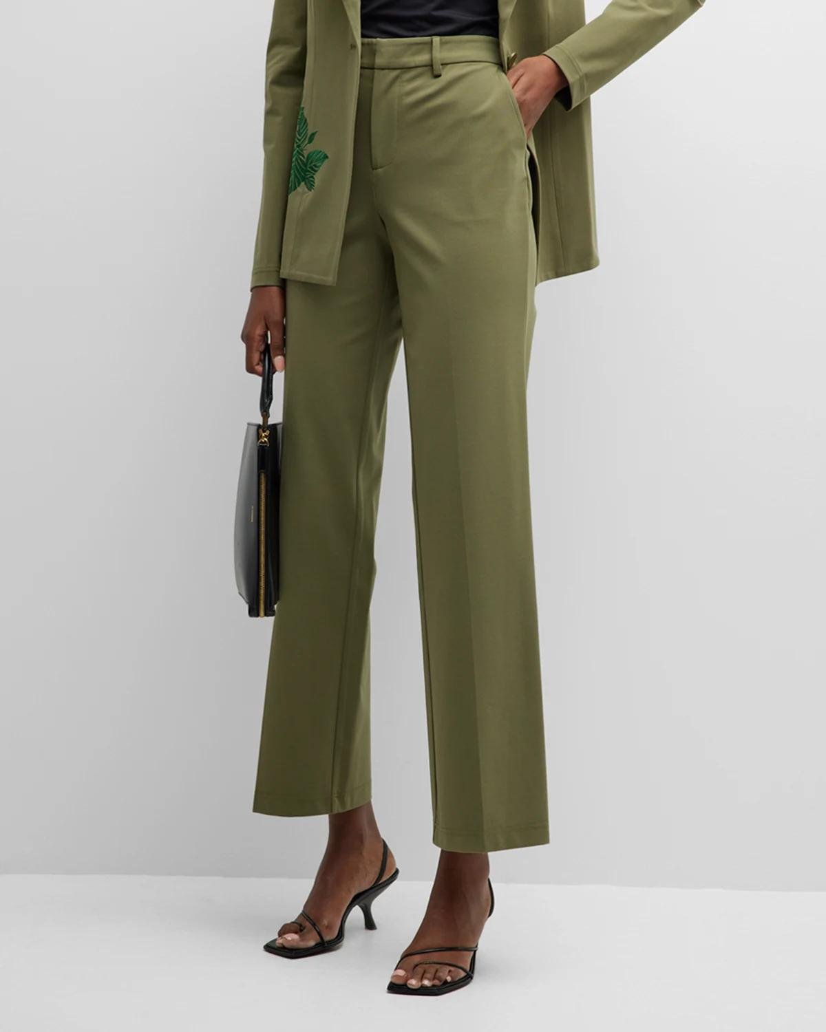 The Hector Cropped Straight-Leg Pants by CAPSULE 121