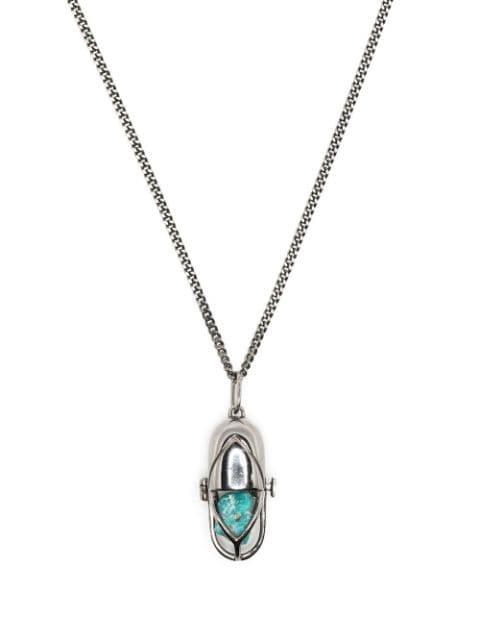 Capsule Turquoise pendant necklace by CAPSULE ELEVEN