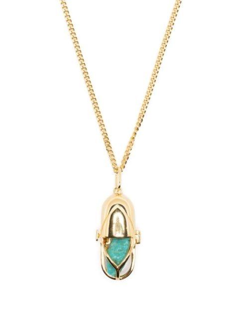 Capsule Turquoise pendant necklace by CAPSULE ELEVEN