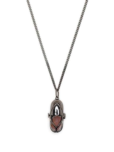 Capsule crystal-pendant necklace by CAPSULE ELEVEN