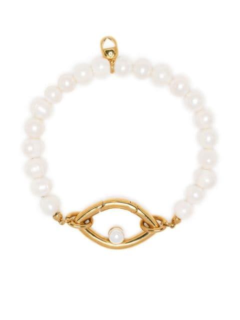 Eye pearl bracelet by CAPSULE ELEVEN