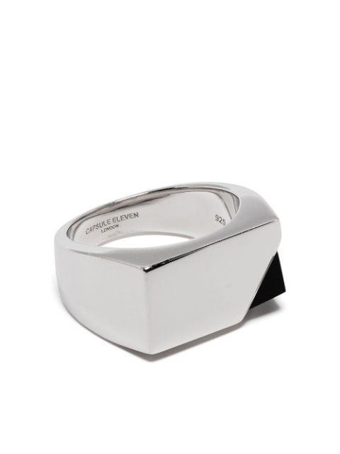 Jewel Beneath signet ring by CAPSULE ELEVEN