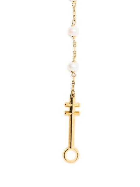 Pearls Rosary necklace by CAPSULE ELEVEN