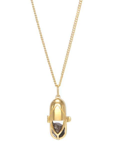 capsule crystal pendant necklace by CAPSULE ELEVEN