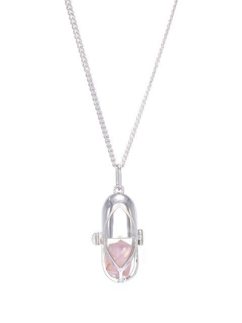 capsule crystal pendant necklace by CAPSULE ELEVEN