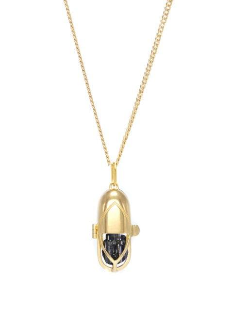 capsule crystal pendant necklace by CAPSULE ELEVEN