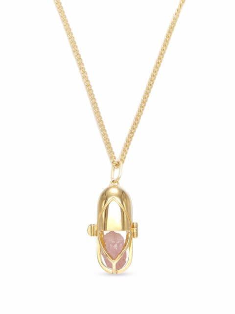 capsule crystal quartz pendant necklace by CAPSULE ELEVEN