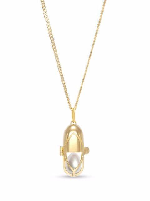 freshwater pearl capsule pendant necklace by CAPSULE ELEVEN
