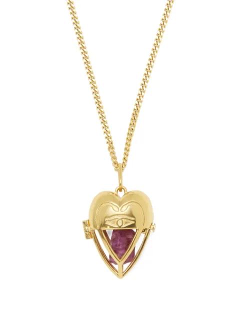 heart-pendant ruby necklace by CAPSULE ELEVEN