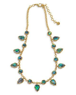 Aurora Abalone Statement Necklace by CAPUCINE DE WULF