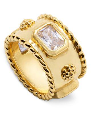 Berry Band Ring in 18K Gold Plated by CAPUCINE DE WULF