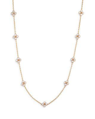 Berry Clover Mother of Pearl Double Sided Necklace by CAPUCINE DE WULF