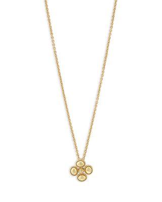 Berry Clover Station Necklace by CAPUCINE DE WULF