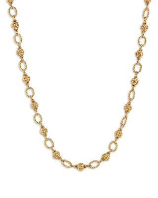 Berry & Bead Chain Necklace by CAPUCINE DE WULF