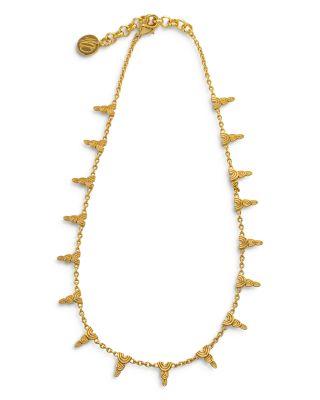 Cleopatra Ra Sunray Collar Necklace by CAPUCINE DE WULF