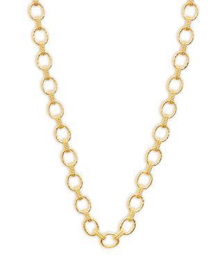 Cleopatra Small Hammered Link Necklace by CAPUCINE DE WULF