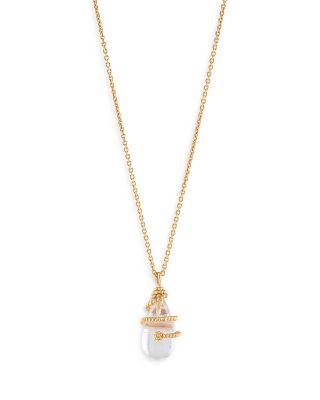 Lily Charm Necklace by CAPUCINE DE WULF