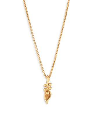 Meadow Lily Pendant Necklace by CAPUCINE DE WULF