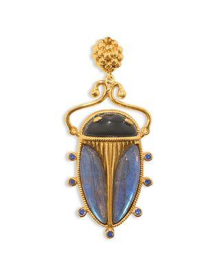 Scarab Charm Pendant by CAPUCINE DE WULF